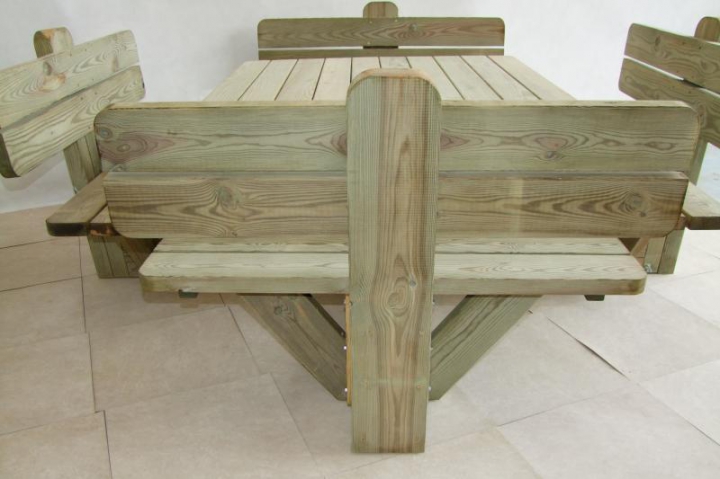   Table de pique-nique bois fabriquée en France